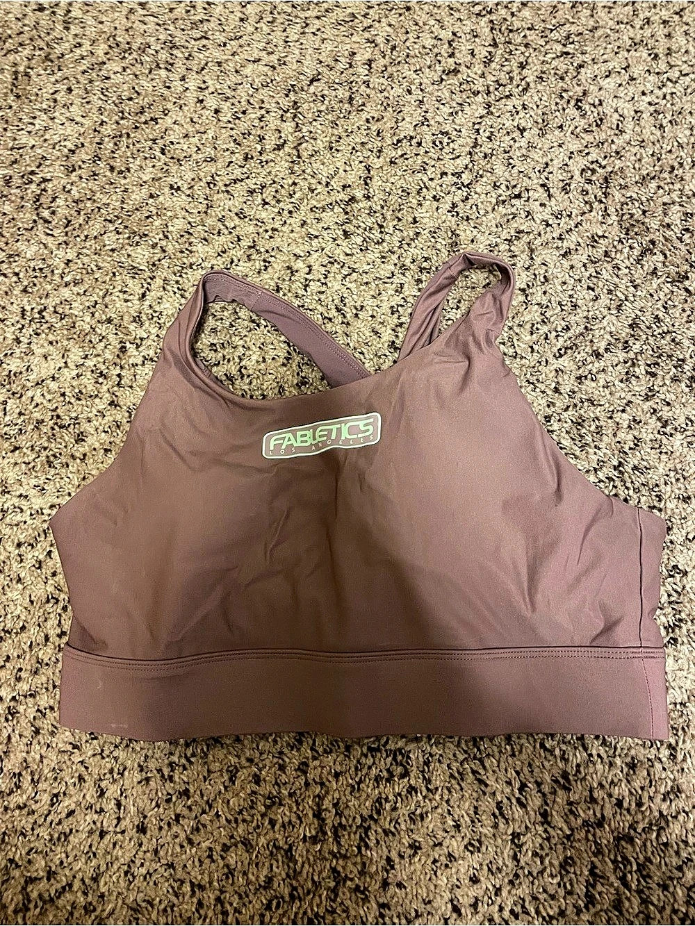 Fabletics Athletic Sports Bra in Purple